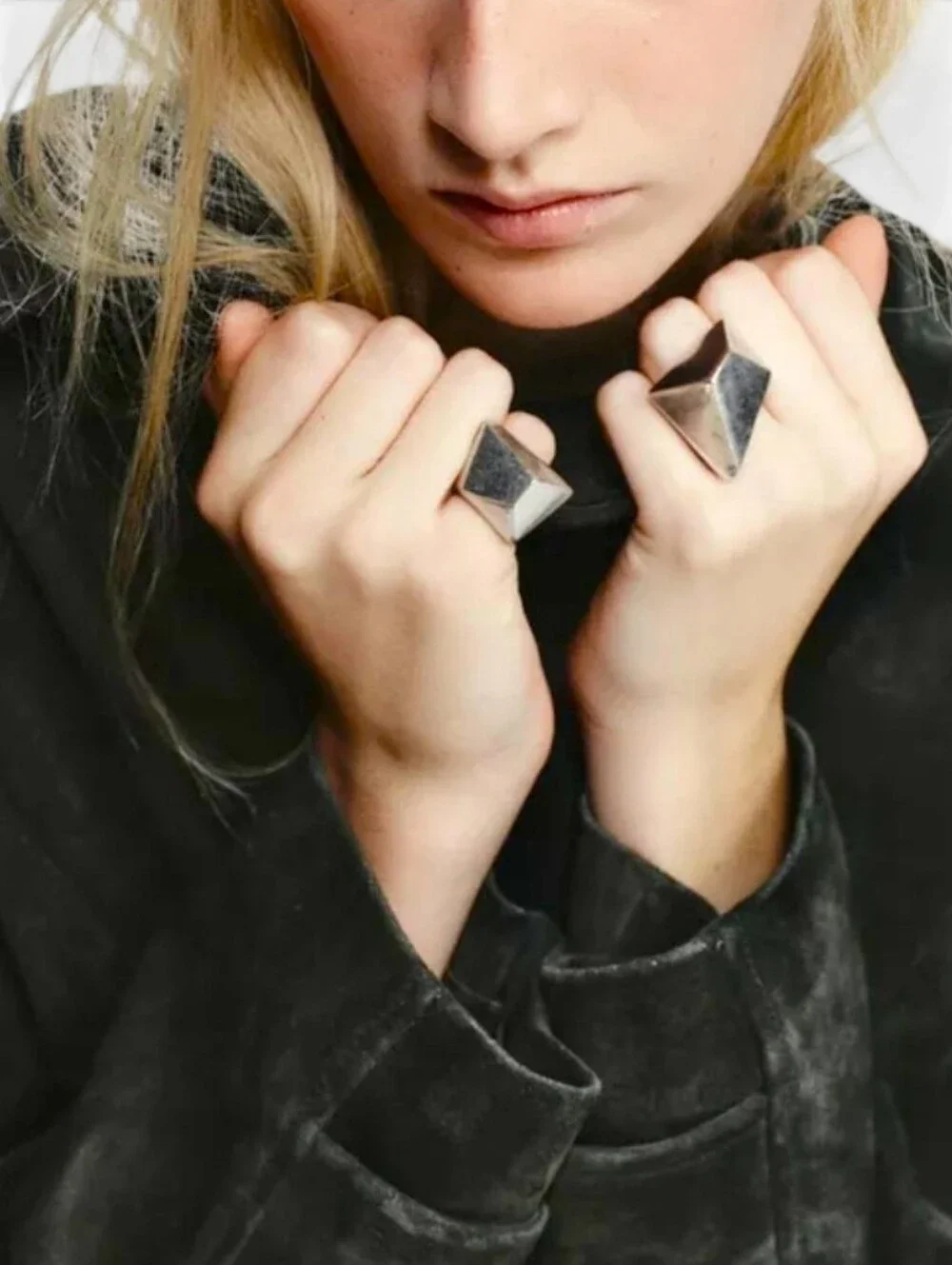 ZARA 2 Pack if Geometric Shape Rings
